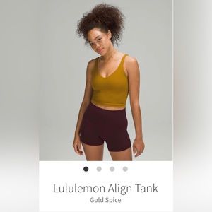 Lululemon Align Tank - Gold Spice - 14